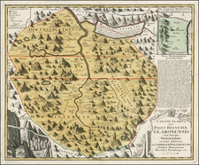 Switzerland Map By Homann Heirs