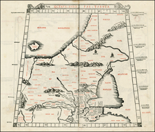 Poland, Russia, Ukraine, Baltic Countries and Scandinavia Map By Bernardus Sylvanus