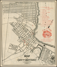 California Map By W.T. Lee