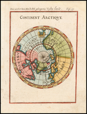 Southern Hemisphere and Polar Maps Map By Alain Manesson Mallet