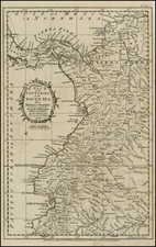 Central America and South America Map By Thomas Kitchin