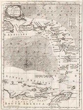 Caribbean Map By Thomas Kitchin