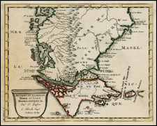 South America Map By Nicolas Sanson