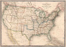 United States and Texas Map By James Wyld