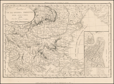 Ukraine, Romania and Turkey Map By Direccion Hidrografica de Madrid