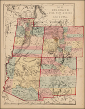 Southwest and Rocky Mountains Map By J. David Williams