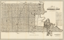 Plains and Southwest Map By Western Lithographing Co.