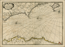 Spain and North Africa Map By Jan Jansson / Willem Barentsz