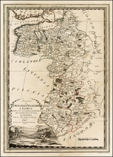 Russia, Ukraine and Baltic Countries Map By Joseph Meyer