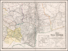 Russia and Russia in Asia Map By Justus Perthes