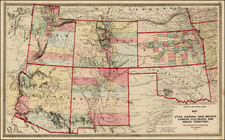 Plains, Southwest and Rocky Mountains Map By H.H. Lloyd