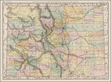 Southwest and Rocky Mountains Map By Rand McNally & Company