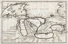 Midwest and Canada Map By Matthaus Seutter