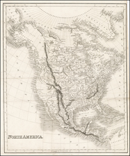 North America Map By Hinton, Simpkin & Marshall