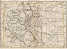 Southwest and Rocky Mountains Map By Rand McNally & Company