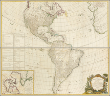 United States, North America, South America and America Map By Laurie & Whittle