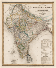 India Map By Adolf Stieler