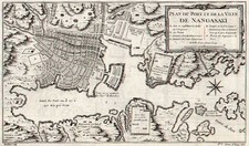 Asia and Japan Map By Jacques Nicolas Bellin