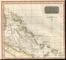 Caribbean Map By John Thomson