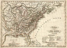 United States, Texas, Midwest and Plains Map By Tranquillo Mollo