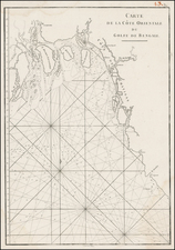 India Map By Jean-Baptiste Nicolas Denis d'Après de Mannevillette