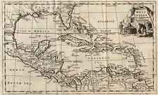 South, Southeast, Caribbean and Central America Map By Thomas Jefferys