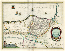 Spain Map By Willem Janszoon Blaeu