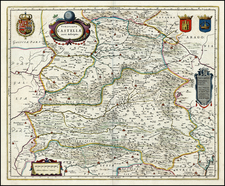 Spain Map By Willem Janszoon Blaeu