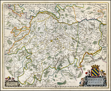 France Map By Willem Janszoon Blaeu