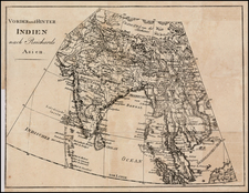 India and Southeast Asia Map By Christian Gottlieb Reichard