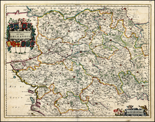 France Map By Willem Janszoon Blaeu