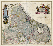 Netherlands Map By Frederick De Wit