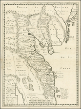 China and Southeast Asia Map By Pierre Mariette