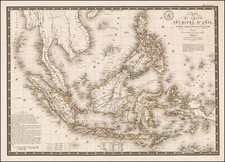 Southeast Asia and Philippines Map By Adrien-Hubert Brué