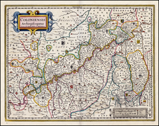 Germany Map By Willem Janszoon Blaeu