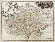 Europe, Poland, Russia, Baltic Countries and Germany Map By George Louis Le Rouge