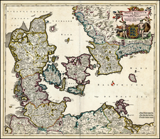 Scandinavia Map By Frederick De Wit