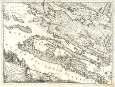 Europe, Balkans and Balearic Islands Map By Vincenzo Maria Coronelli