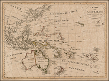 Australia & Oceania, Australia and Oceania Map By Iohann Matthias Christoph Reinecke