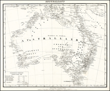 Australia Map By Carl Flemming