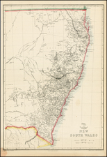 Australia Map By Edward Weller