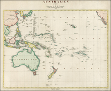 China, Japan, Korea, Southeast Asia, Philippines, Australia & Oceania, Australia, Oceania and Other Pacific Islands Map By Simon Schropp et Comp: / Jakob Friedrich Schmidt