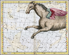 Celestial Maps Map By John Flamsteed