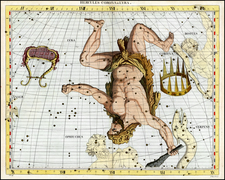 Celestial Maps Map By John Flamsteed