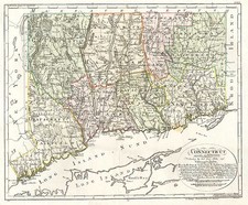 New England Map By Daniel Friedrich Sotzmann