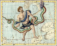 Celestial Maps Map By John Flamsteed