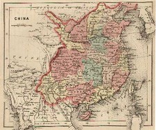 Asia and China Map By Morse & Gaston