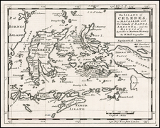 Southeast Asia and Other Islands Map By Herman Moll