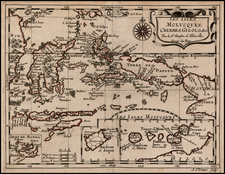 Southeast Asia and Other Islands Map By Nicolas Sanson