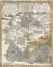 Asia, China, Central Asia & Caucasus and Russia in Asia Map By Tobias Mayer